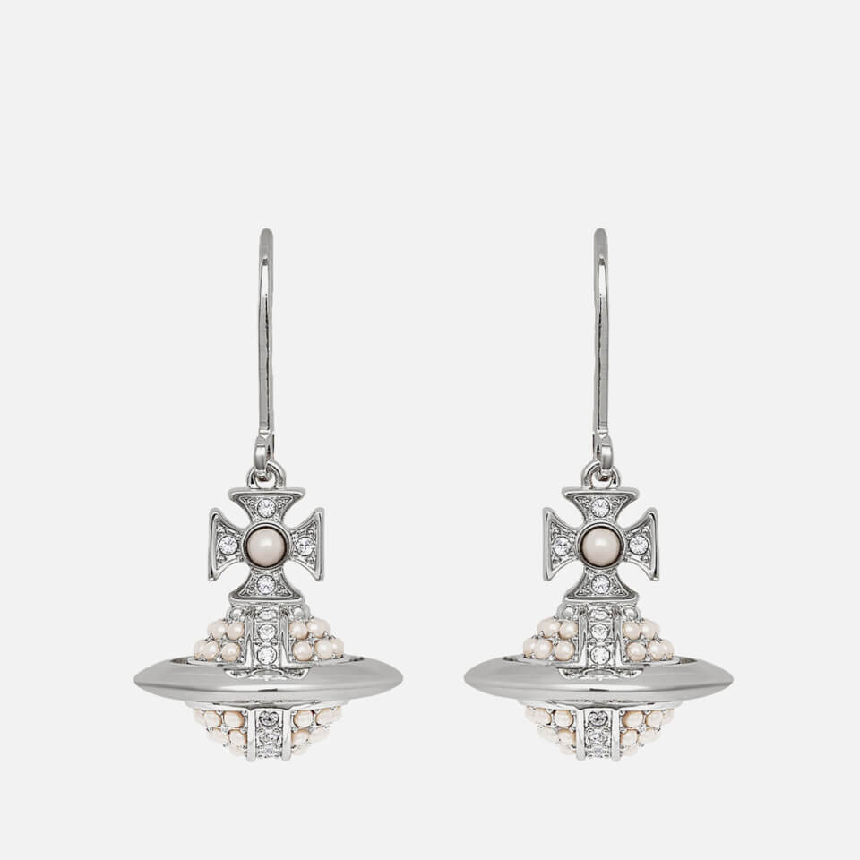 Vivienne Westwood Luzia Silver-Tone Drop Earrings