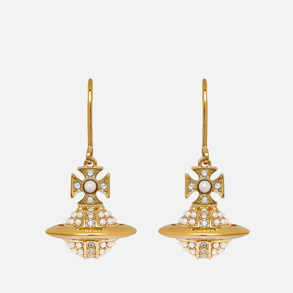 Vivienne Westwood Luzia Gold-Tone Drop Earrings