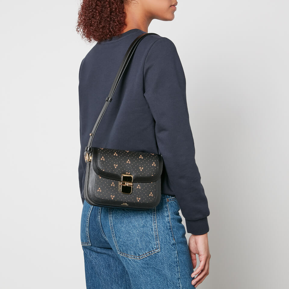 A.P.C. Sac Grace Small Leather Shoulder Bag