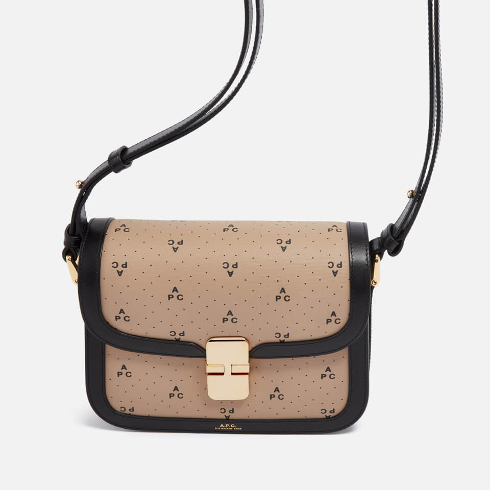 A.P.C. Sac Grace Small Leather Shoulder Bag