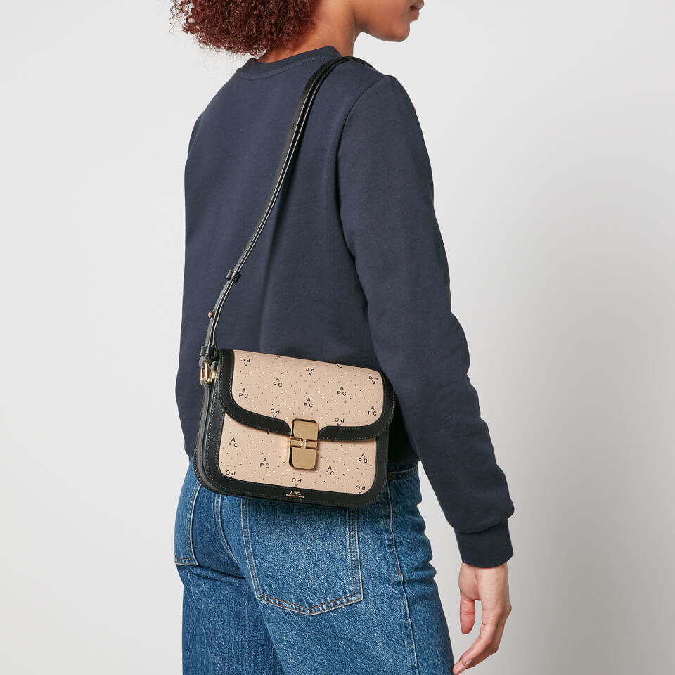 A.P.C. Sac Grace Small Leather Shoulder Bag