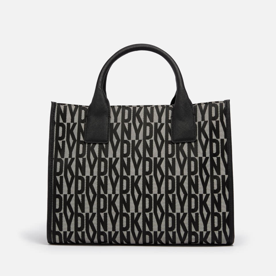 DKNY Carol Book Medium Logo-Jacquard Tote Bag