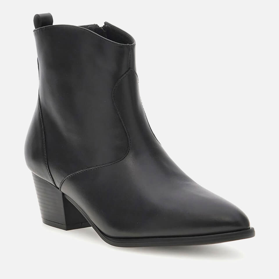 Guess Women's Boyta Leather Western Boots