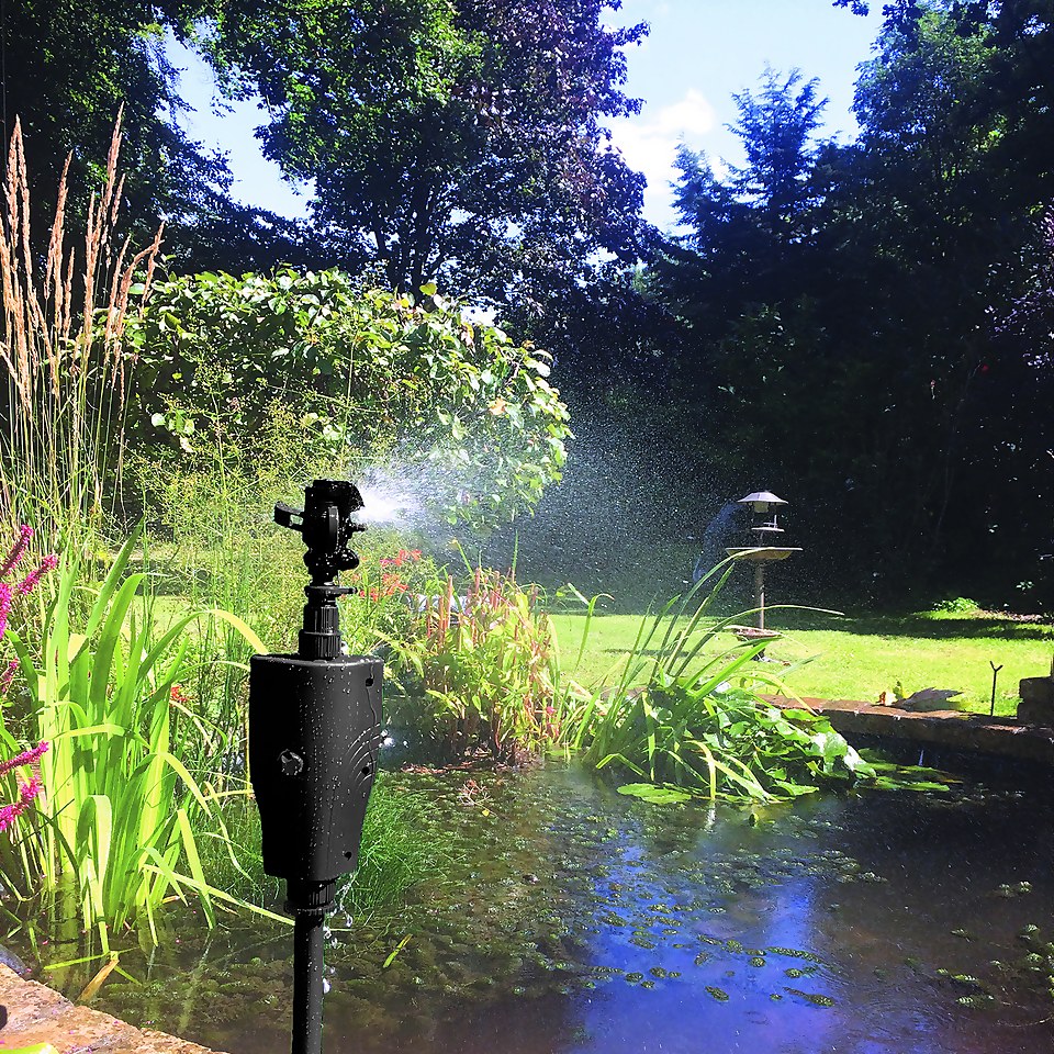 The Big Cheese Jet Spray Pond & Garden Protector - Deters Herons and Wildlife