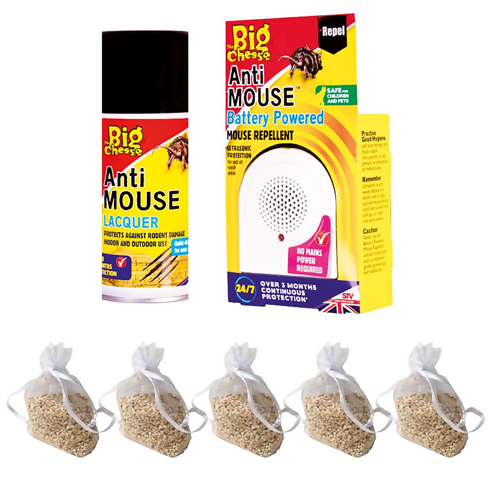 The Big Cheese Anti Mouse Repellent All In One Kit