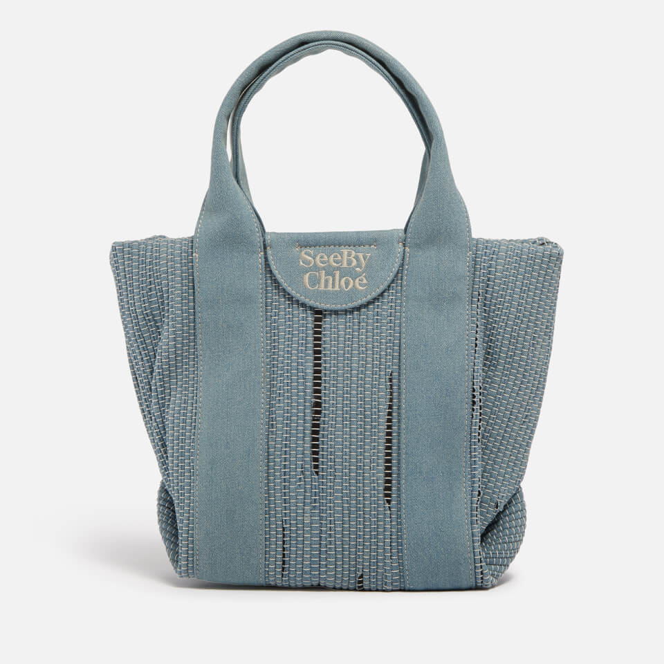 See By Chlo Laetizia Small Denim Tote Bag