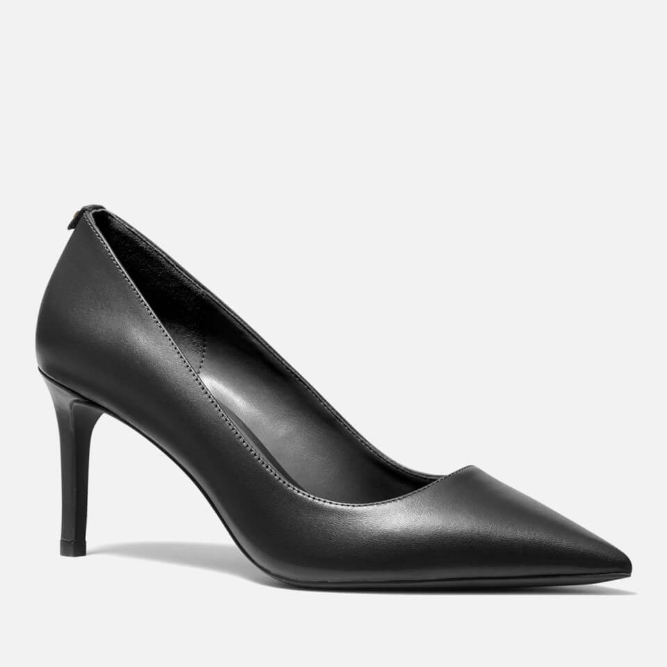 MICHAEL Michael Kors Women's Alina Leather Court Shoes - Black