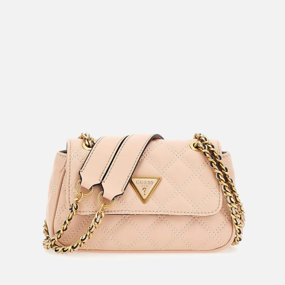 Guess Giully Mini Convertible Faux Leather Cross Body Flap Bag