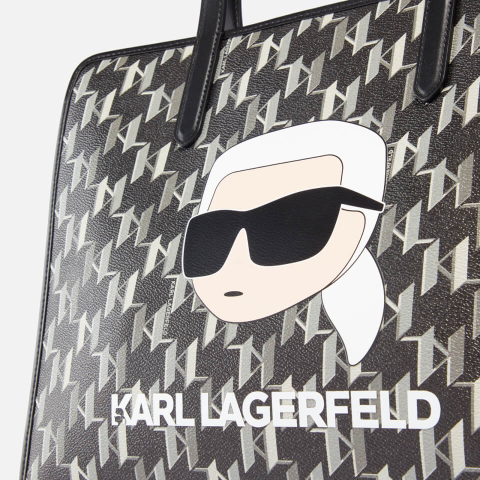 Karl Lagerfeld Ikonik 2.0 Faux Leather Tote Bag