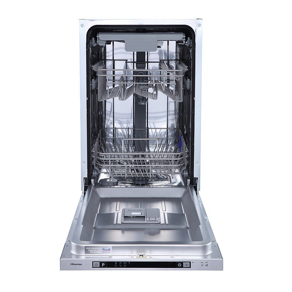 Hisense HV523E15UK Fully Integrated Slimline Dishwasher - Silver