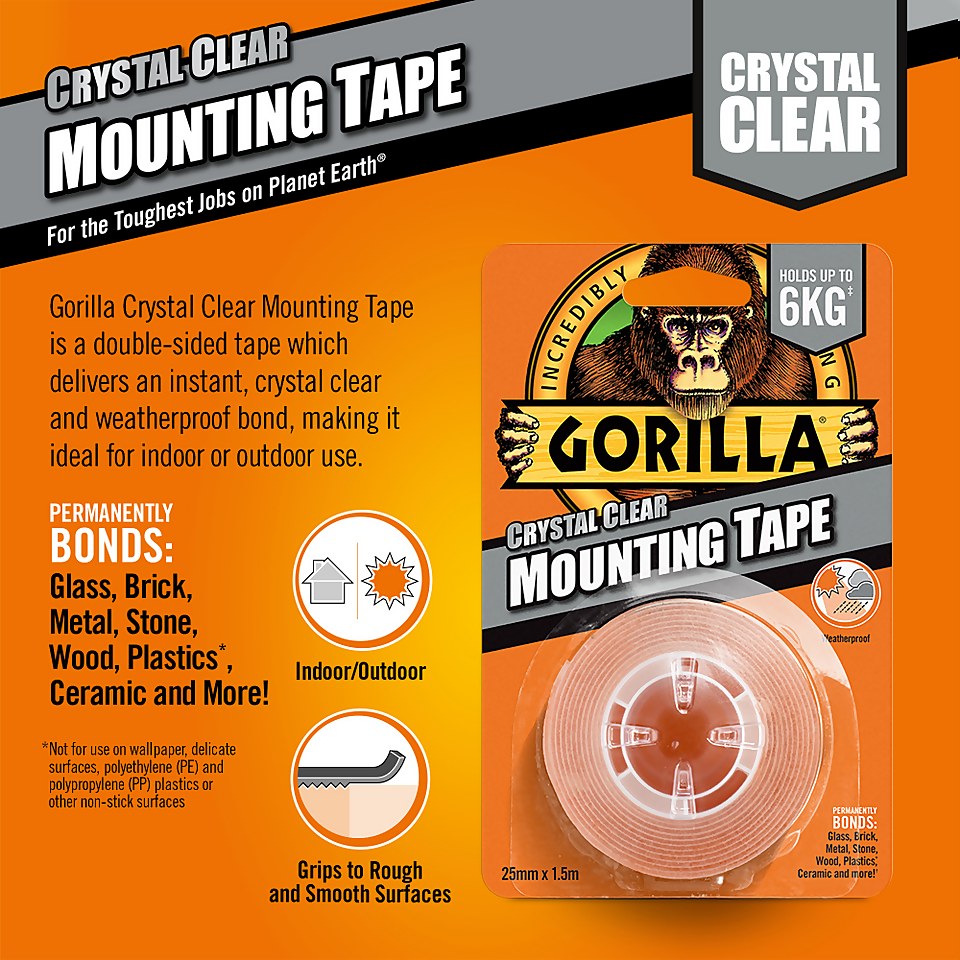 Gorilla Heavy Duty Mounting Tape XL - 3.8m