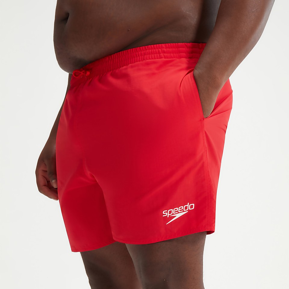 Men's Plus Size Essential 16" Swim Shorts Red