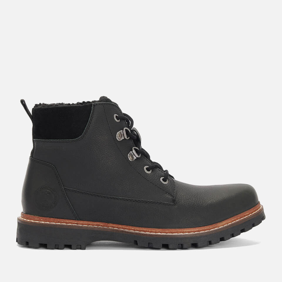 Barbour Men's Storr Waterproof Leather Lace Up Boots - Black