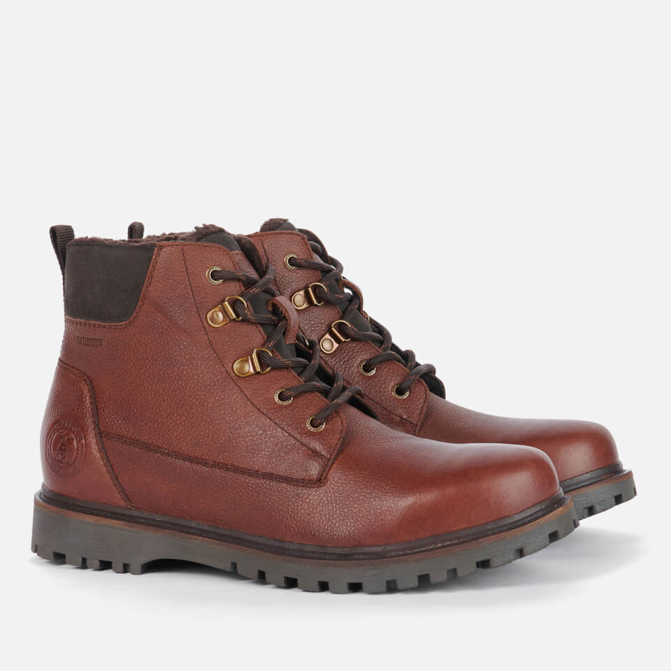 Barbour Men's Storr Waterproof Leather Lace-Up Boots