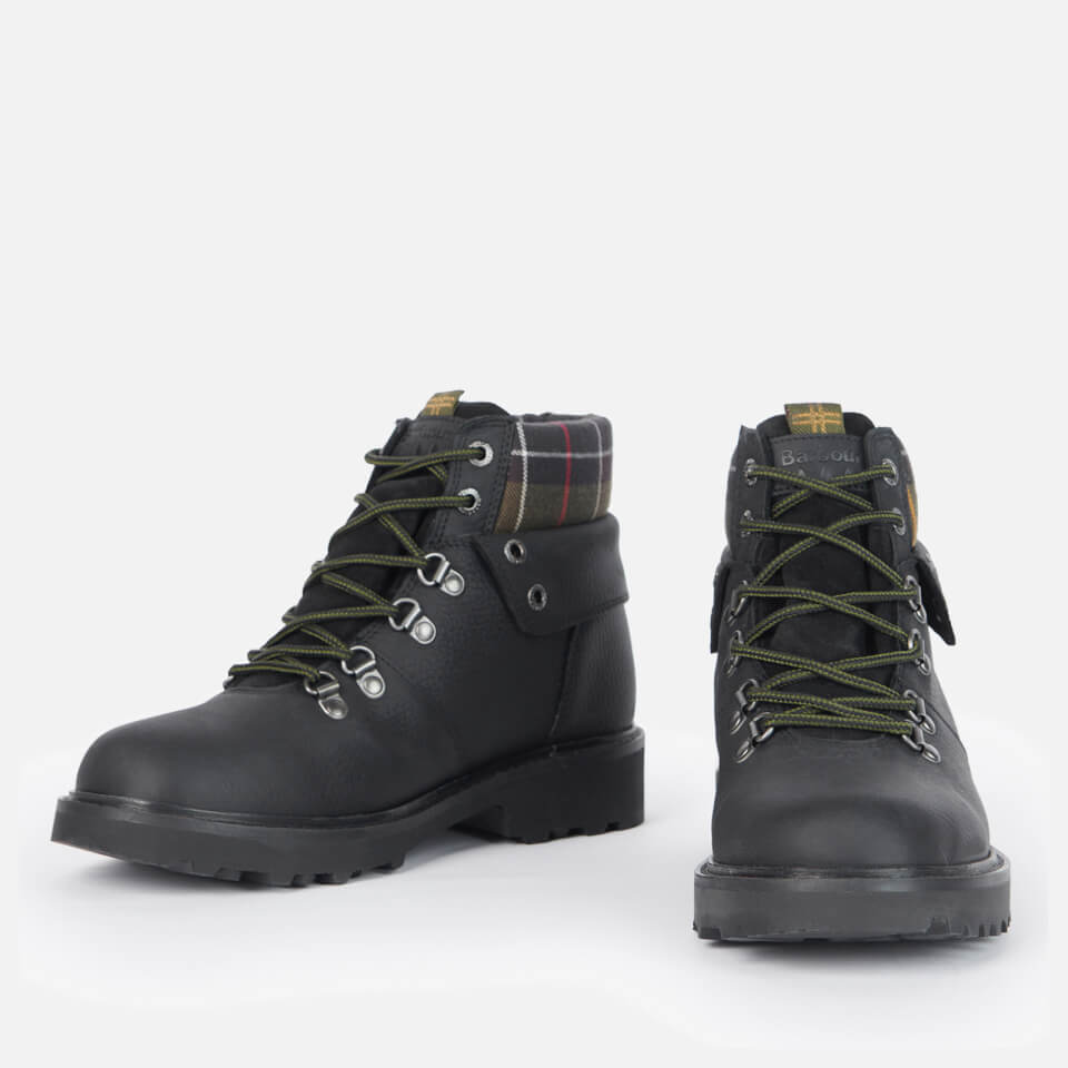 Barbour Women's Burne Waterproof Leather Hiking Style Boots - Black - UK 3 1