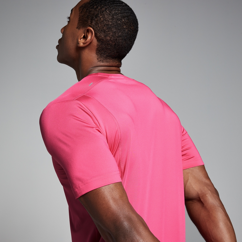 MP Men's Velocity Short Sleeve T-Shirt - Hot Pink