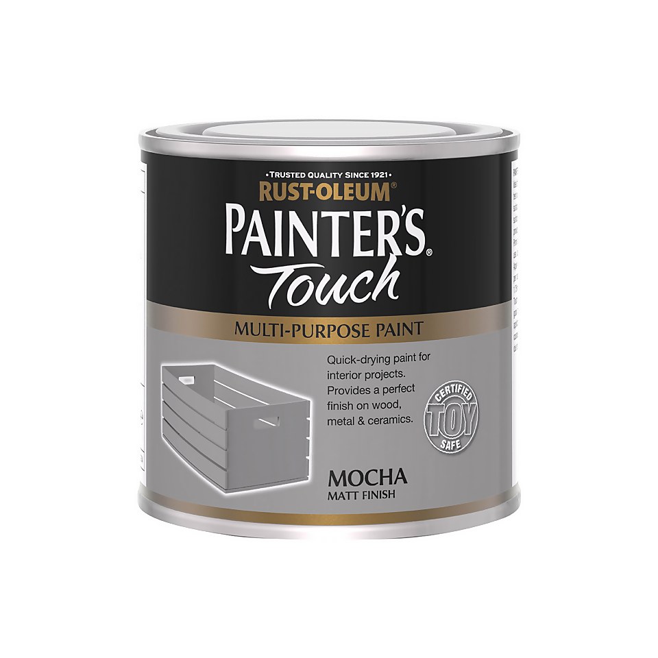 Rust-Oleum Painters Touch Matt Paint Mocha - 250ml
