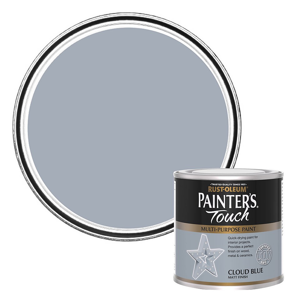 Rust-Oleum Painters Touch Matt Paint Cloud Blue - 250ml
