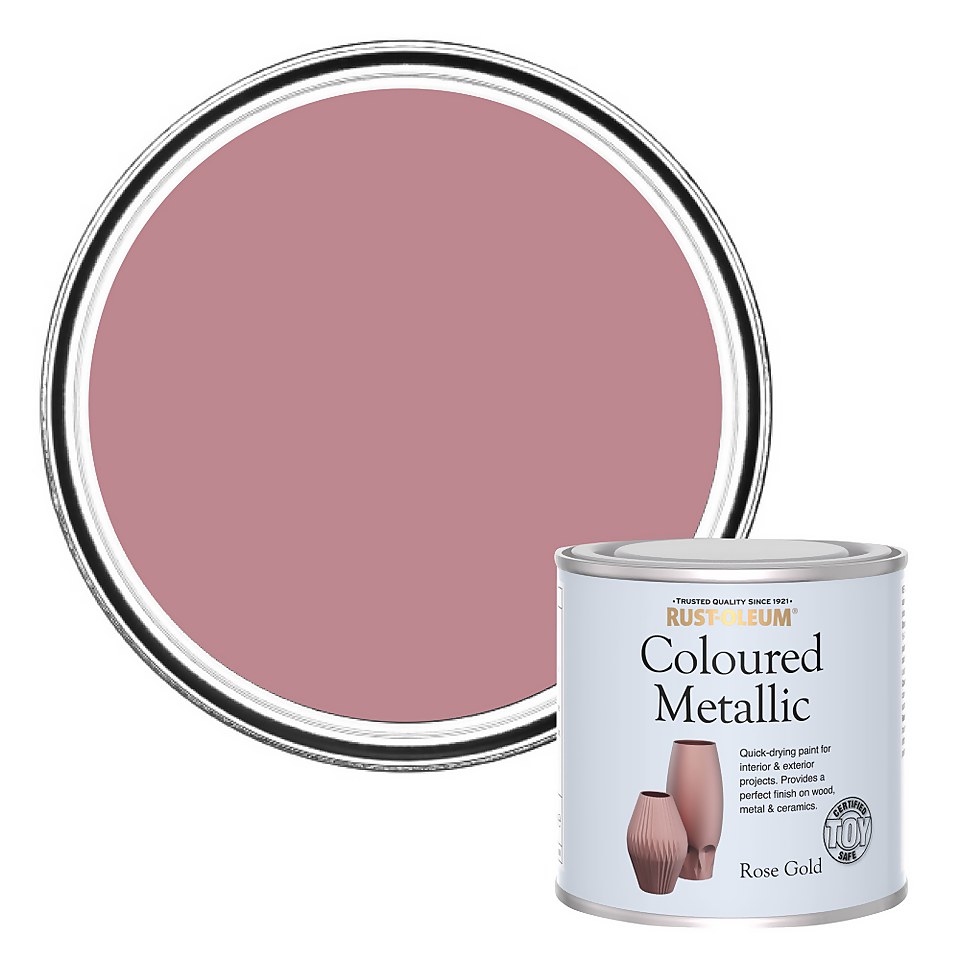 Rust-Oleum Metallic Paint Rose Gold - 250ml