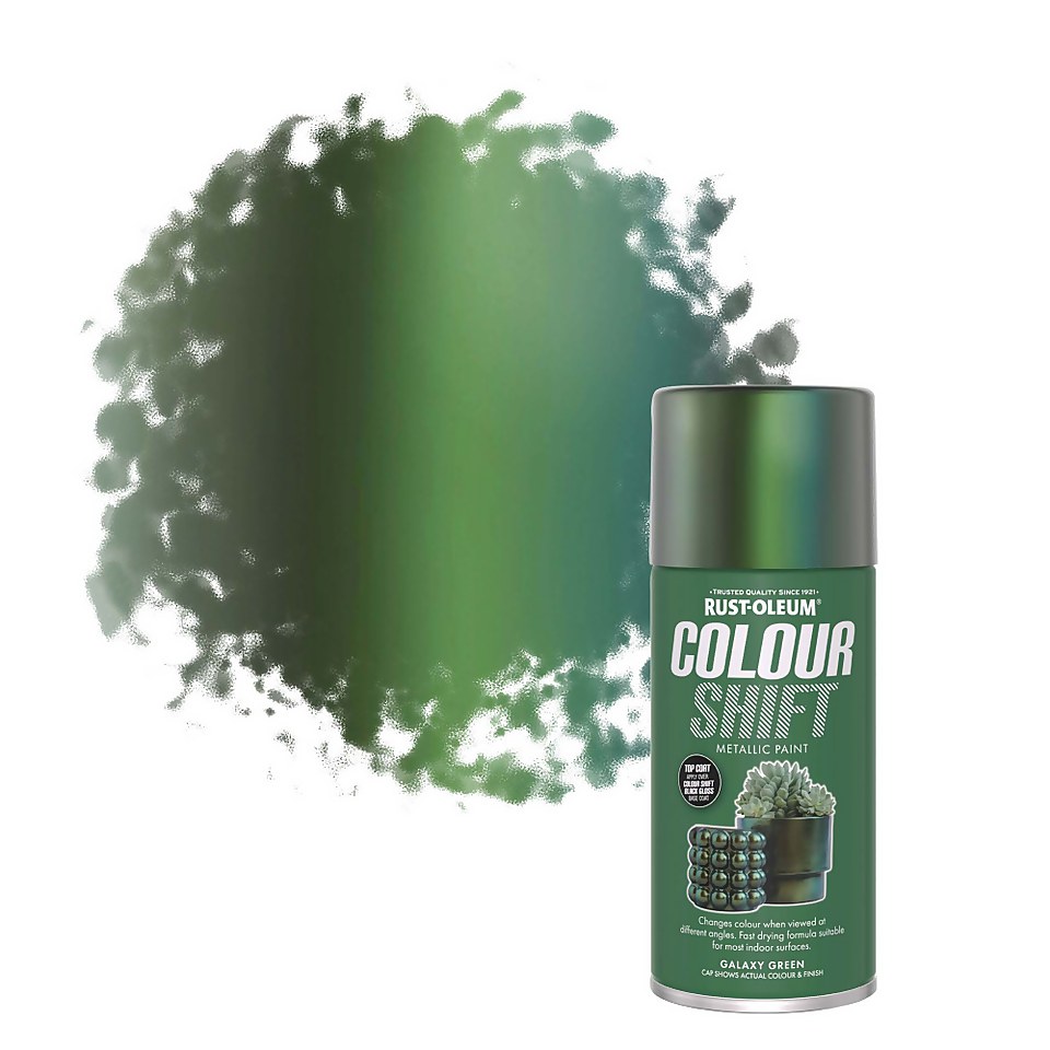 Rust-Oleum Colour Shift Spray Paint Galaxy Green - 150ml