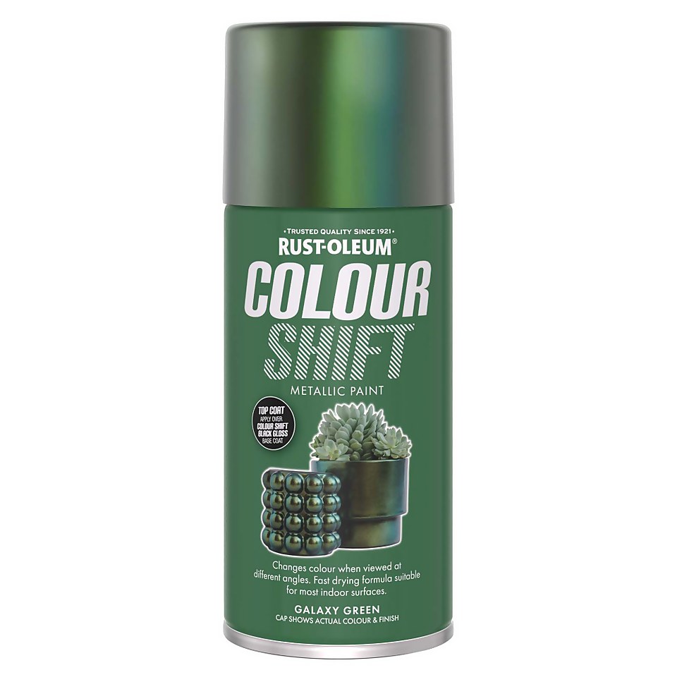 Rust-Oleum Colour Shift Spray Paint Galaxy Green - 150ml