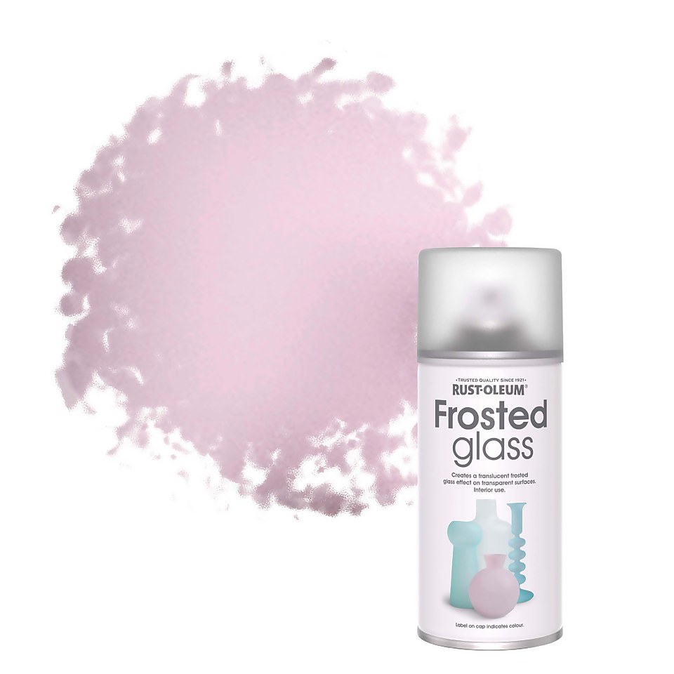 Rust-Oleum Frosted Glass Spray Paint Rose - 150ml