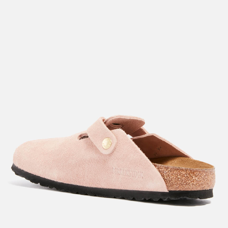 Birkenstock Women's Boston Slim Fit Suede Mules
