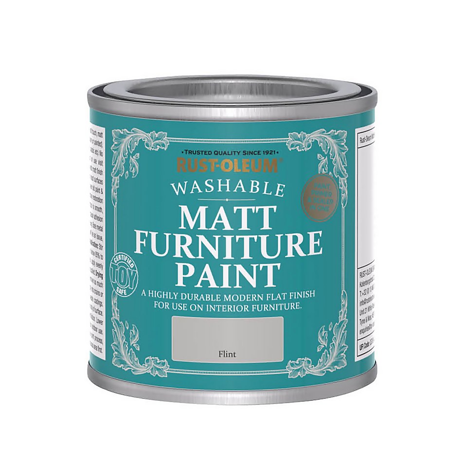 Rust-Oleum Matt Furniture Paint Flint - 125ml