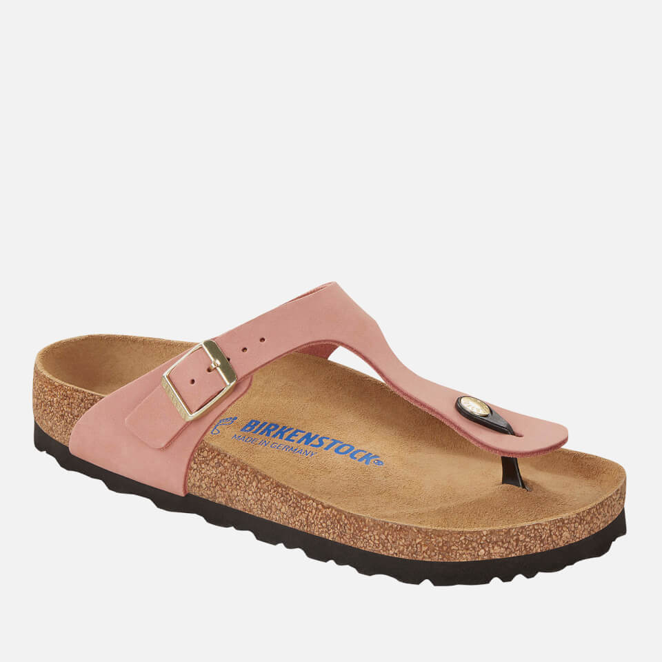 Birkenstock Women's Gizeh Slim-Fit Nubuck Toe-Post Sandals