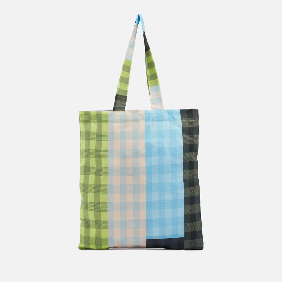 Stine Goya Rita Checked Canvas Tote Bag