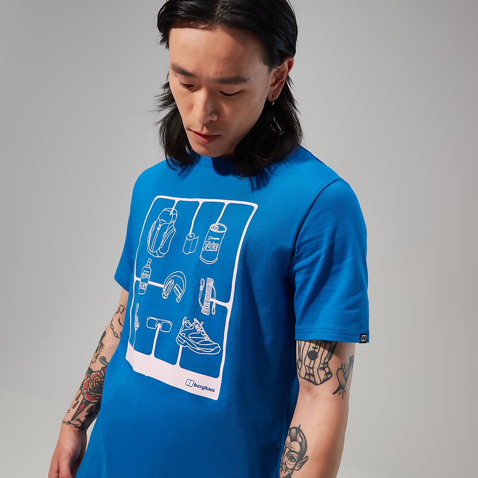 Hike Pack Short Sleeve Tee für Herren - Blau