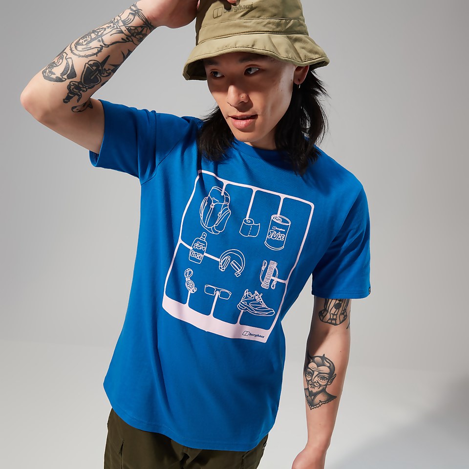 Hike Pack Short Sleeve Tee für Herren - Blau