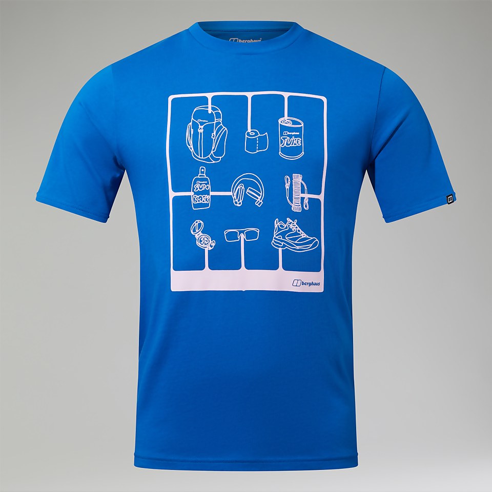 Hike Pack Short Sleeve Tee für Herren - Blau