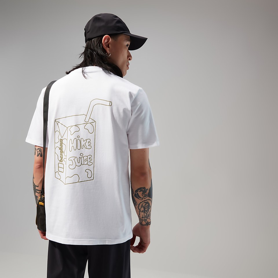 Hike Juice Short Sleeve Tee für Herren - Weiß