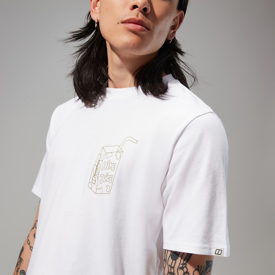 Hike Juice Short Sleeve Tee für Herren - Weiß