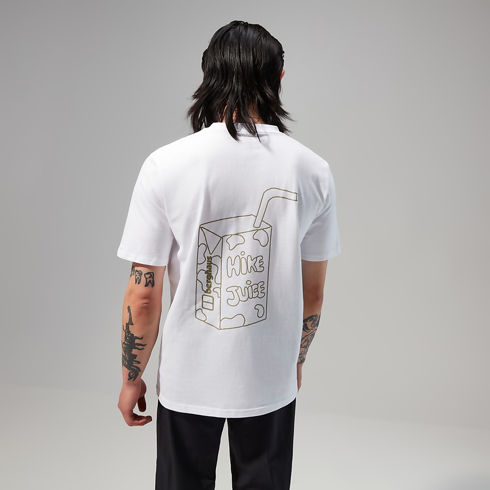 Hike Juice Short Sleeve Tee für Herren - Weiß