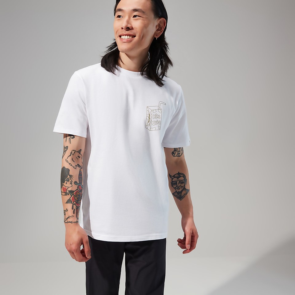 Hike Juice Short Sleeve Tee für Herren - Weiß
