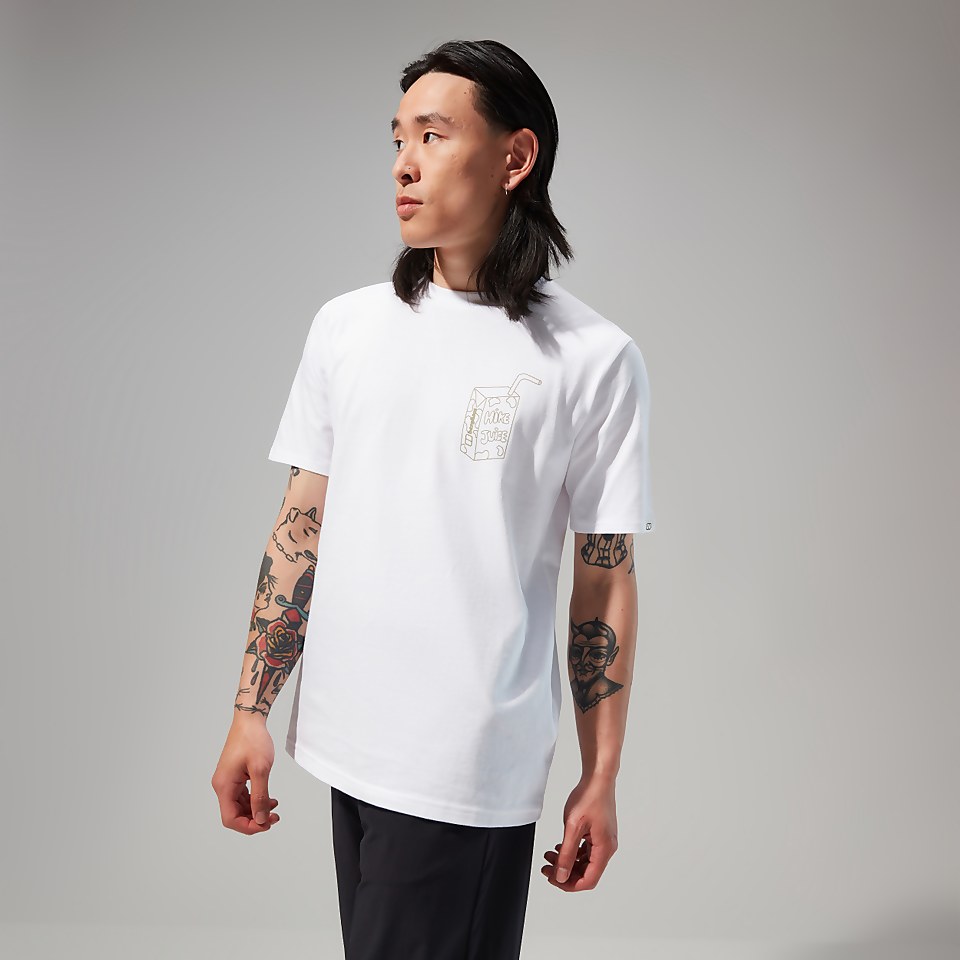 Hike Juice Short Sleeve Tee für Herren - Weiß