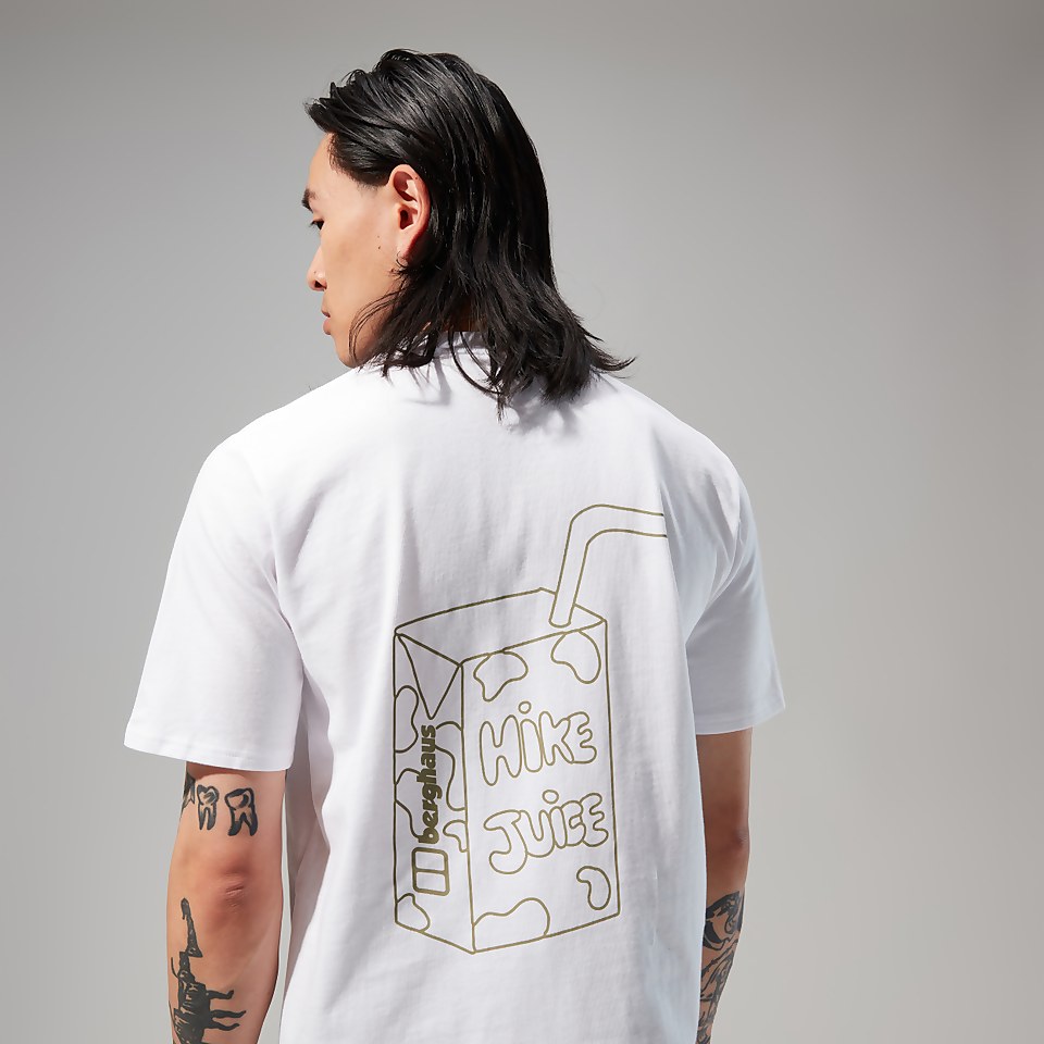 Hike Juice Short Sleeve Tee für Herren - Weiß