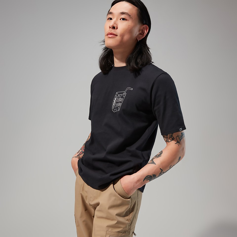 Mens Hike Juice Short Sleeve Tee - Black
