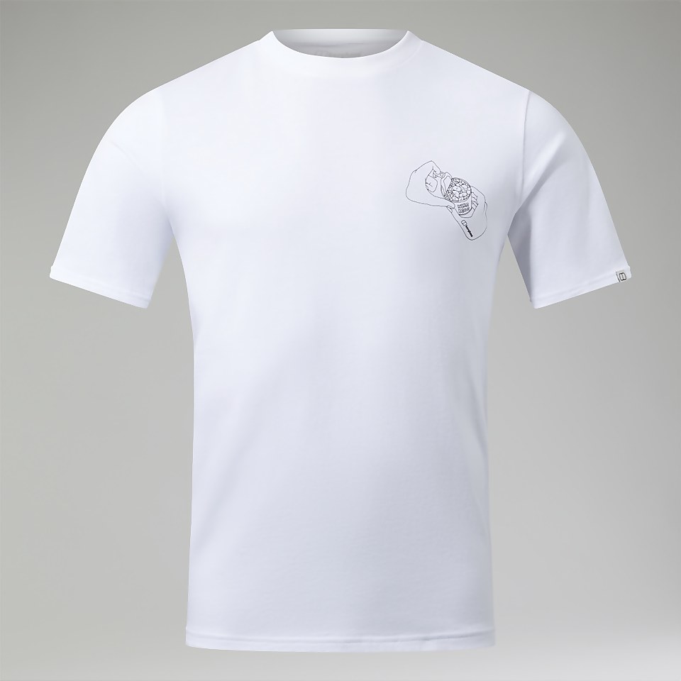 Hike Beans Short Sleeve Tee für Herren - Weiß