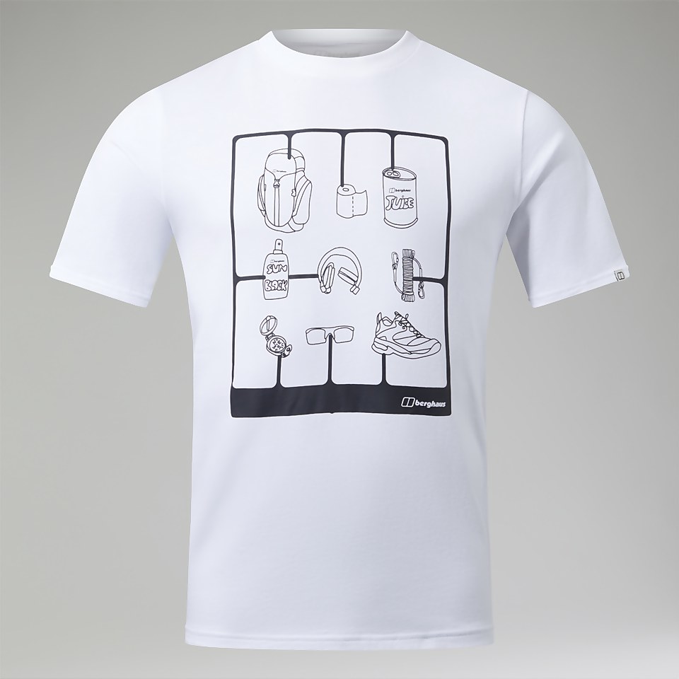 Hike Pack Short Sleeve Tee für Herren - Weiß