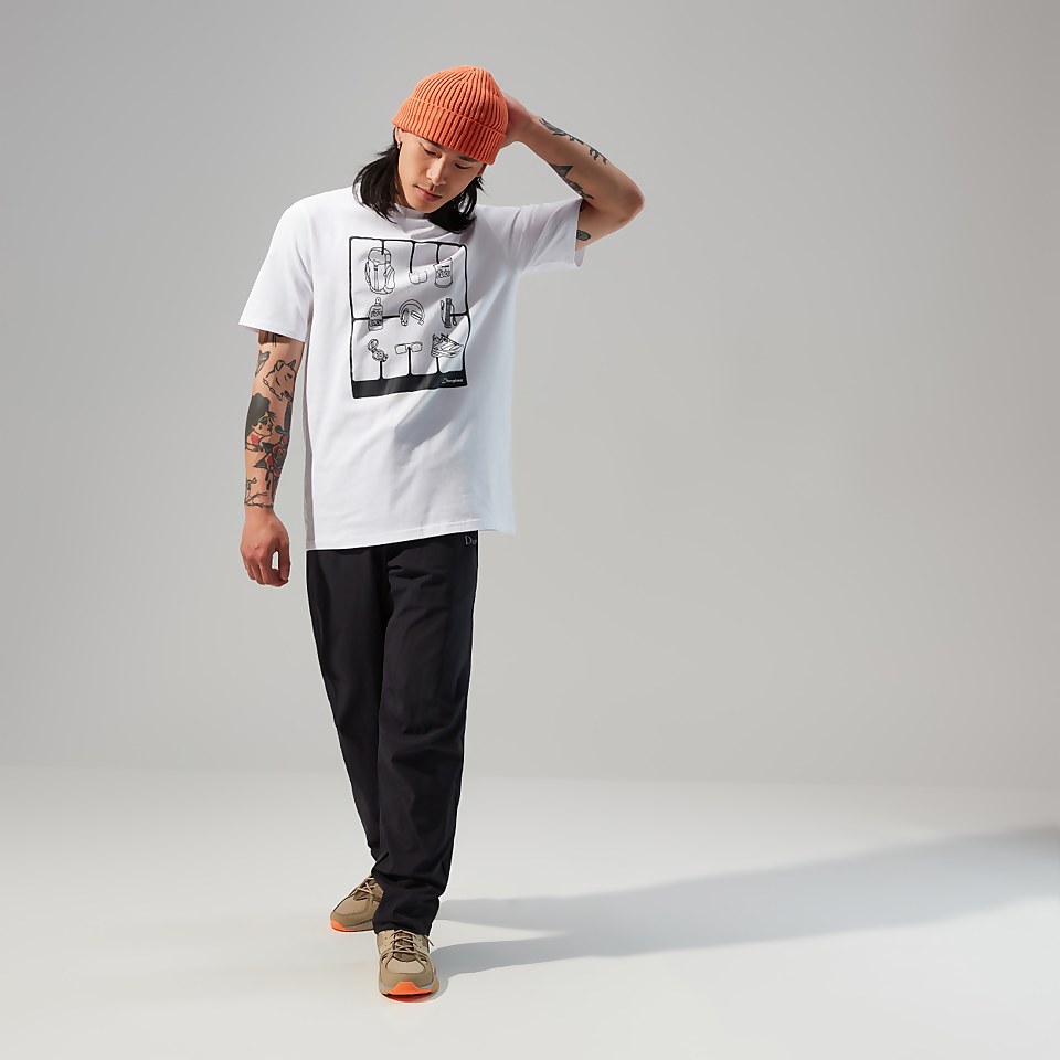 Hike Pack Short Sleeve Tee für Herren - Weiß