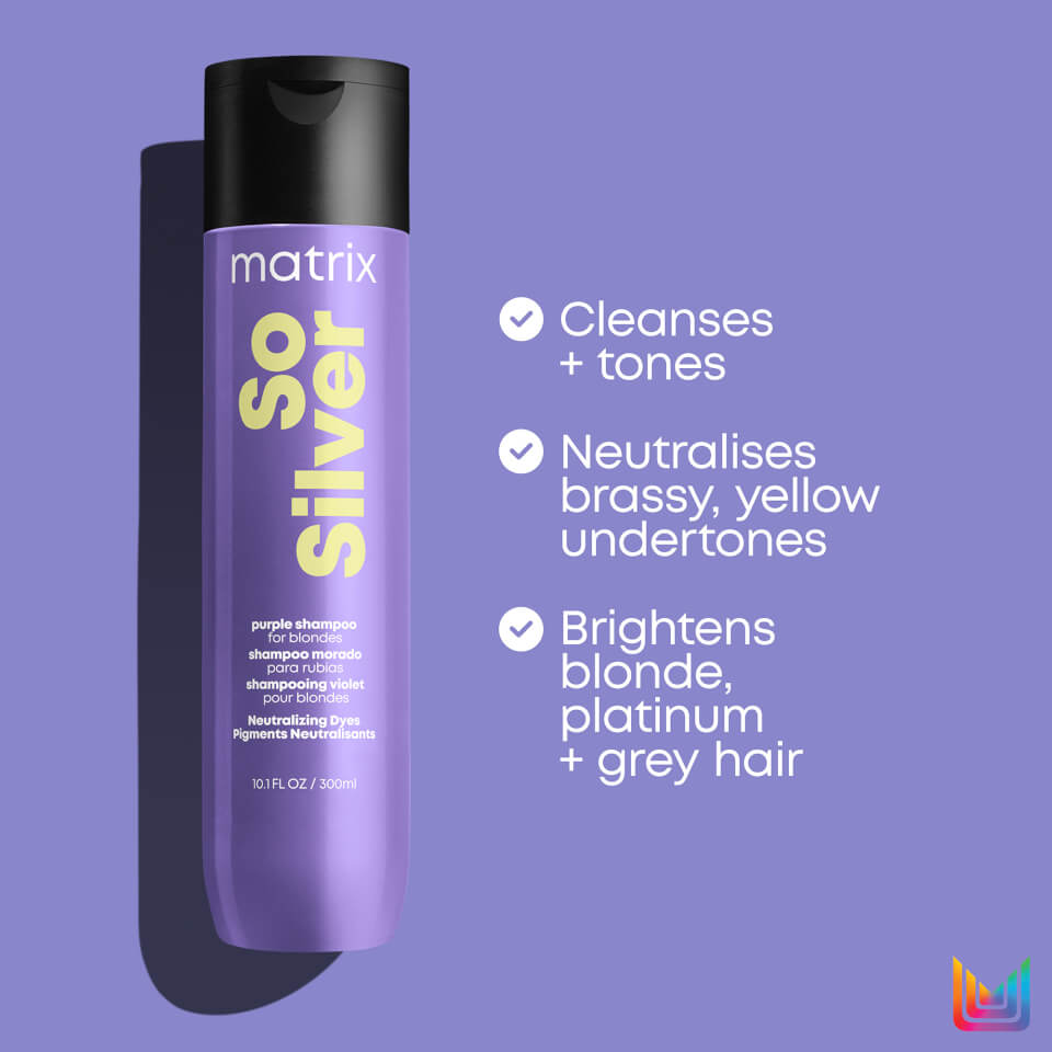 Matrix So Silver Shampoo, Conditioner and Miracle Creator 20 Travel Size for Blonde, Silver and Grey Hair