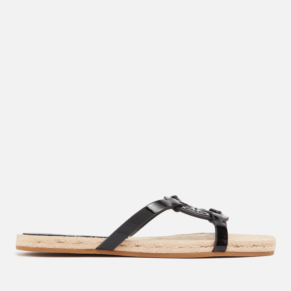 Tory Burch Women's Bombe Miller Leather Espadrille Slides