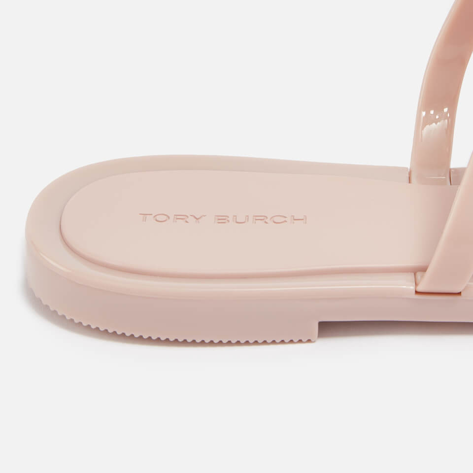 Peach tory new arrivals burch sandals