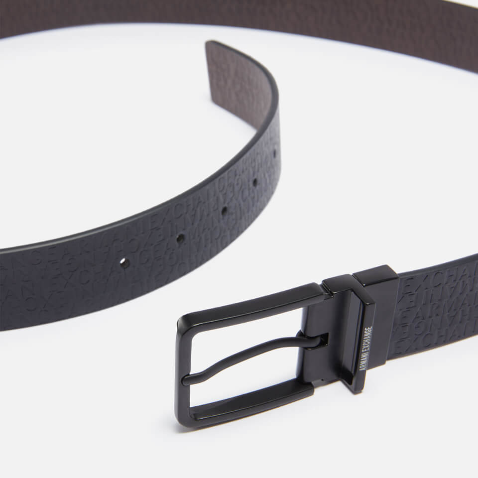 Armani Exchange Reversible Leather Belt