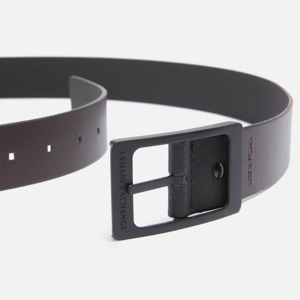 Armani Exchange Reversible Leather Belt