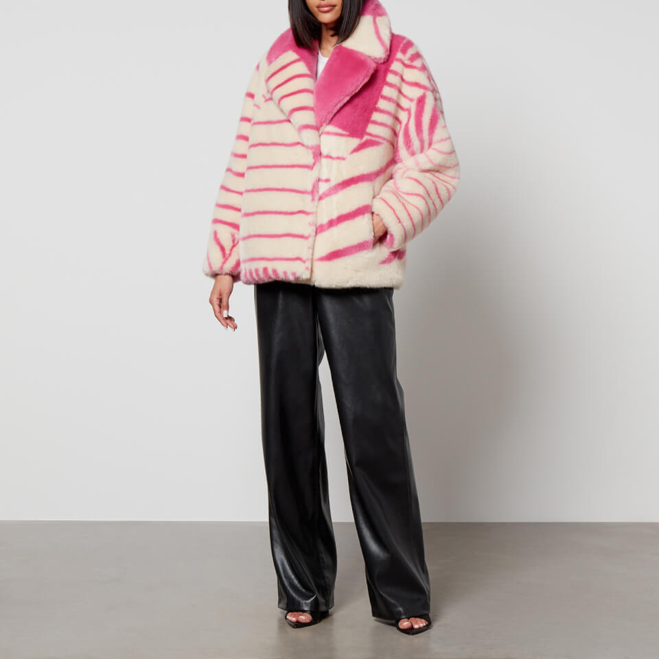 Jakke Rita Faux Fur Coat - XS | Coggles