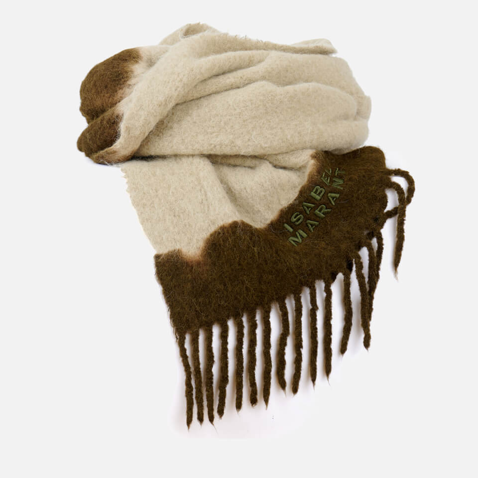 【Isabel Marant】 Firnyストライプ alpaca-blendスカーフ Firny striped alpaca-blend scarf in multicoloured - Isabel